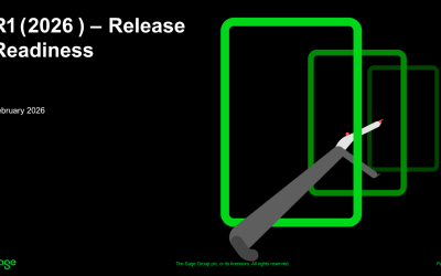 Sage Intacct 2026 Release Notes R1